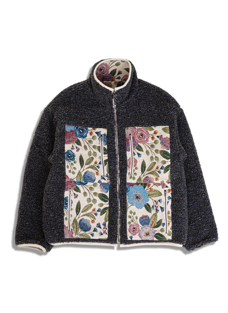 Reversible Flower/Fleece Jacket